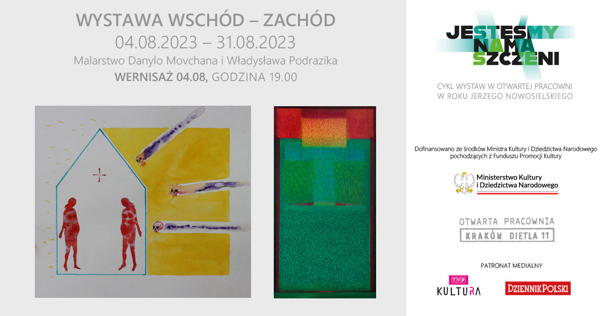 "Wschód – Zachód", Danylo Movchan i Władysław Podrazik, 04.08.2023, Otwarta Pracownia